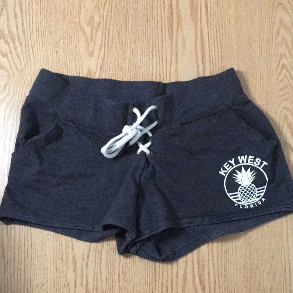 Womens Southern Spirit Tie Up Booty Shorts from Key West Florida Size Large